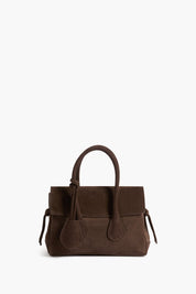 Flattered Chocolate Suede Lydia Mini Bag