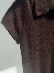 Vintage The Limited Brown Polo Angora