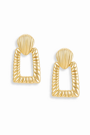 Melrose Gold Statement Earrings