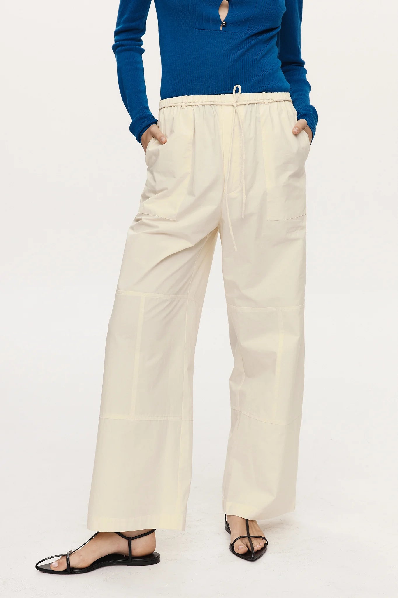 Marle Pale Yellow Cotton Goldie Pants