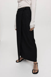 Marle Black Carmella Wrap Skirt