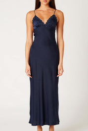 Midnight Jasmine Slip Dress