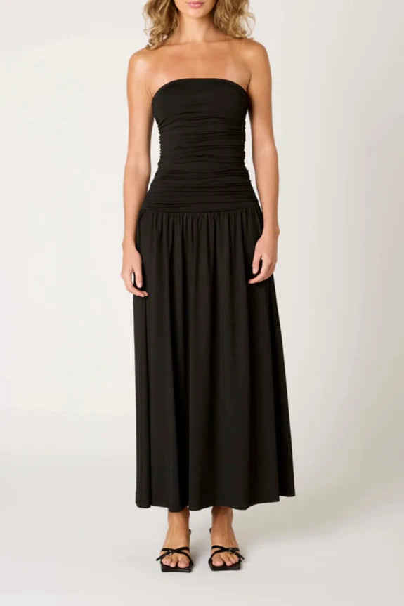Black Strapless Santal Dress