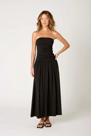 Black Strapless Santal Dress