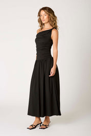 Black Karina Off The Shoulder Dress