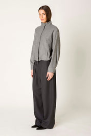 Charcoal Grey Tweed Seymour Jacket