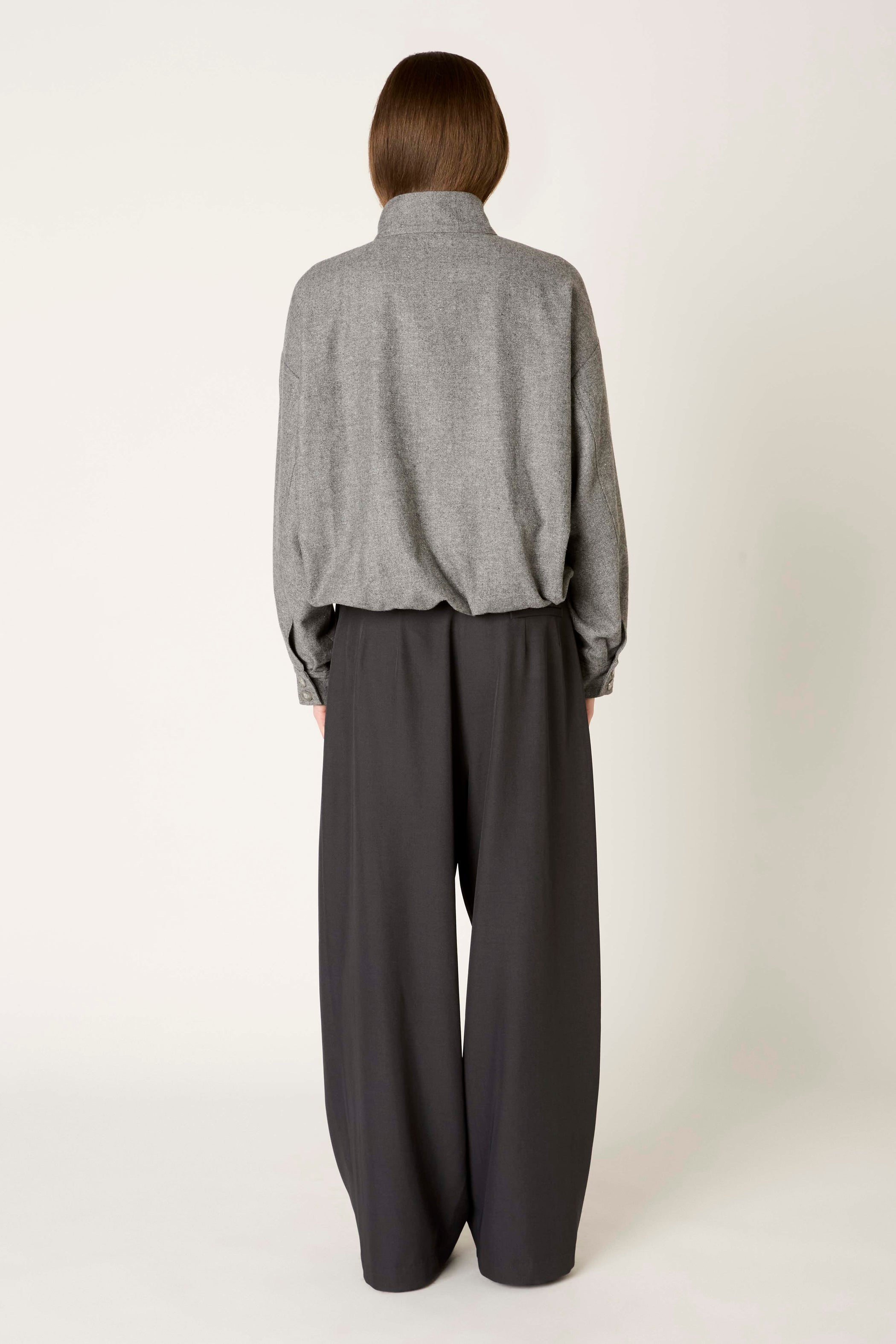 Charcoal Grey Tweed Seymour Jacket