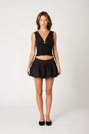 Black Jordan Mini Bubble Skort