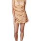 Lemon Crochet Mini Dress