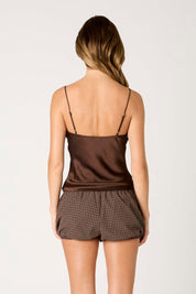 Brown Plaid Jack Bloomer Shorts
