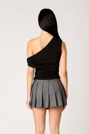 Black Off the Shoulder Sylvie Top