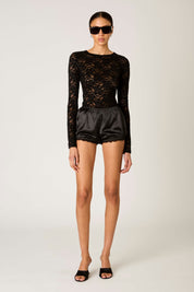 Black Fox Mesh Top