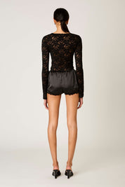Black Fox Mesh Top