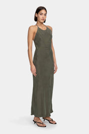 Ownley Moss Cupro Poppy Dress