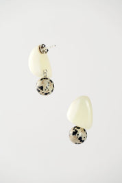 Mussels and Muscles Pebbles Earrings No. 3 - Jade