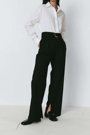 Rue Sophie Black Eleonore Belted Pant