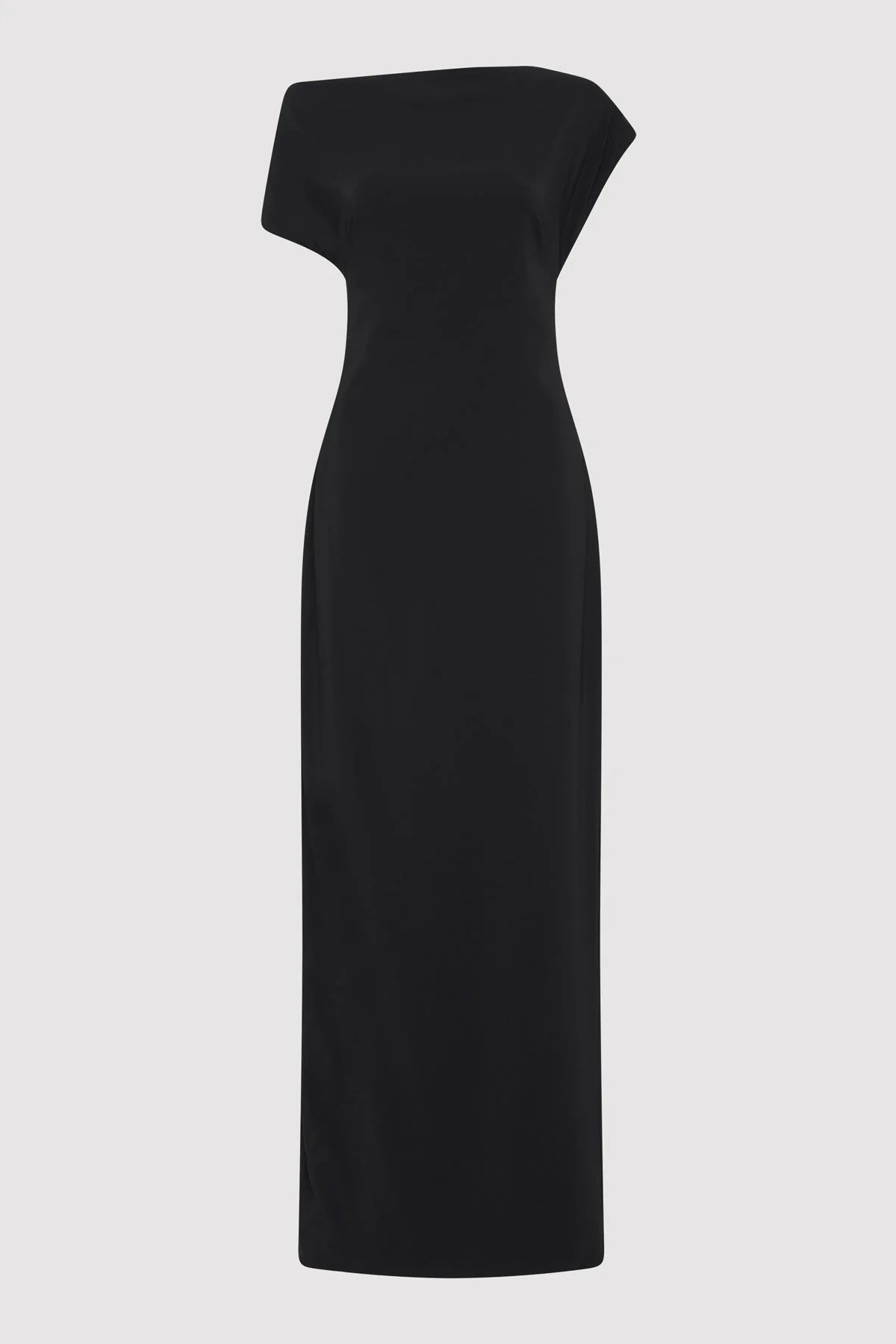 St. Agni Black Asymmetric Off Shoulder Dress Dear Society St. Agni Black Asymmetric Off Shoulder Dress Dear Society