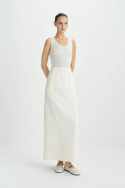 Rue Sophie Cream Coria Maxi Skirt