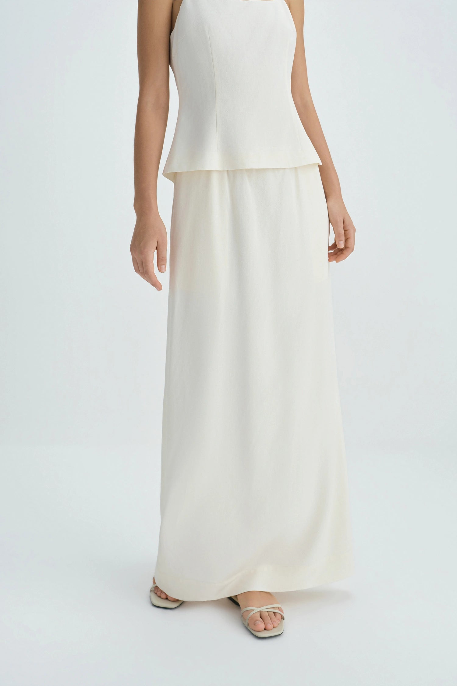Rue Sophie Cream Coria Maxi Skirt