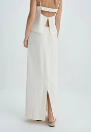 Rue Sophie Cream Coria Maxi Skirt