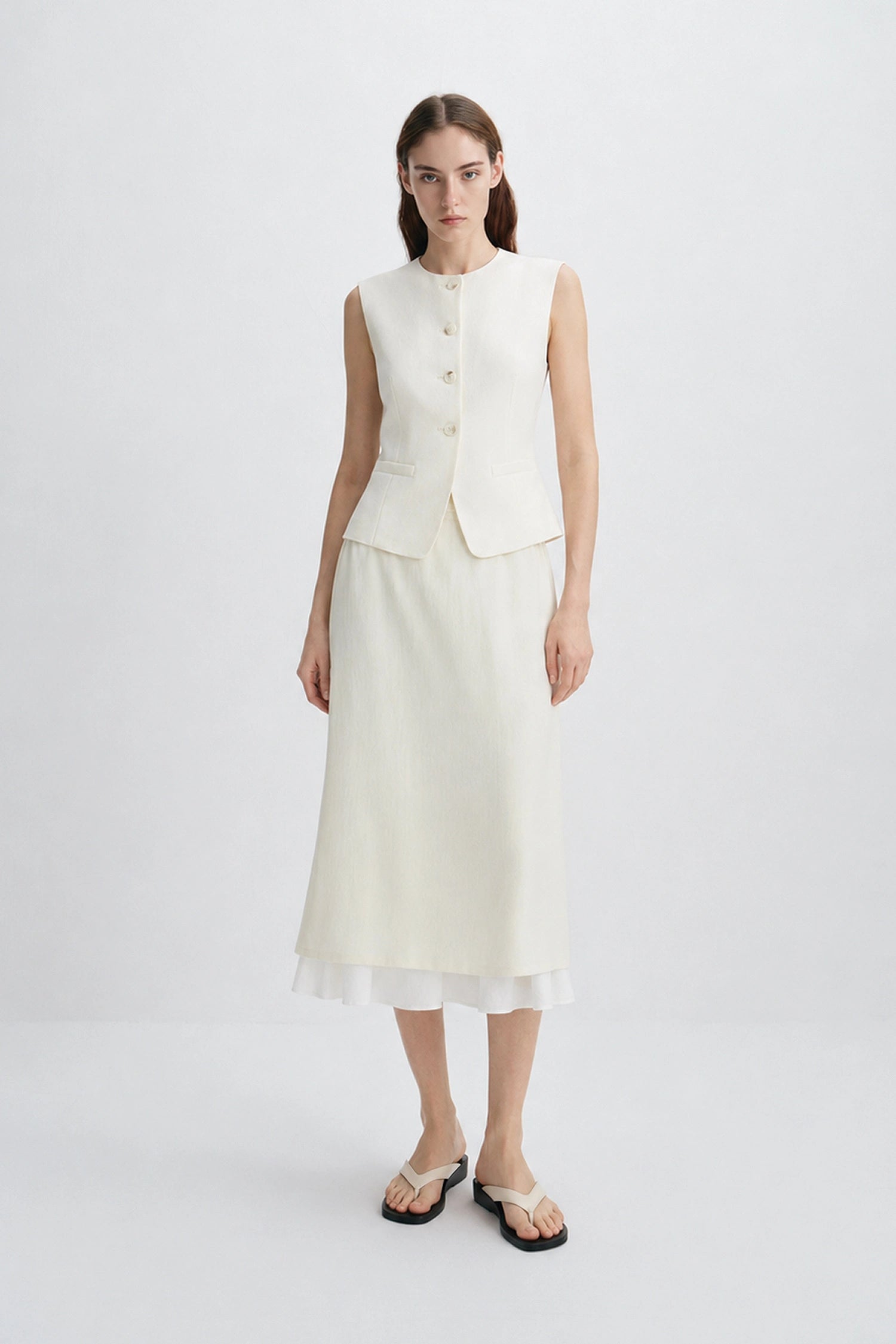 Rue Sophie Off White Rumi Skirt
