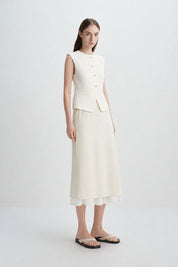 Rue Sophie Off White Rumi Skirt