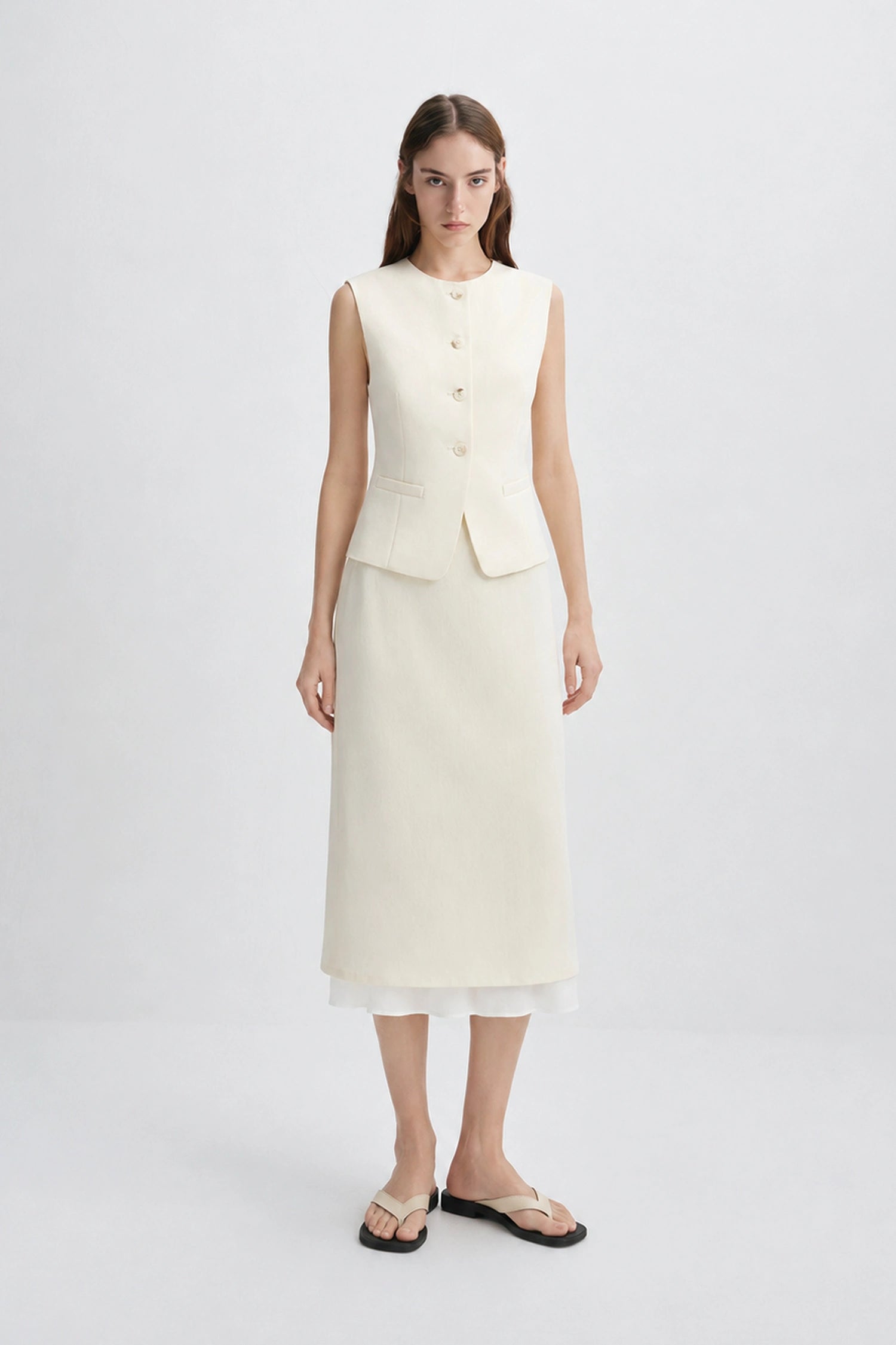 Rue Sophie Off White Rumi Skirt