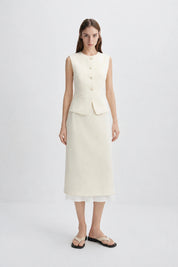 Rue Sophie Off White Rumi Skirt