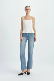 Rue Sophie Cream Coria Open Back Cami