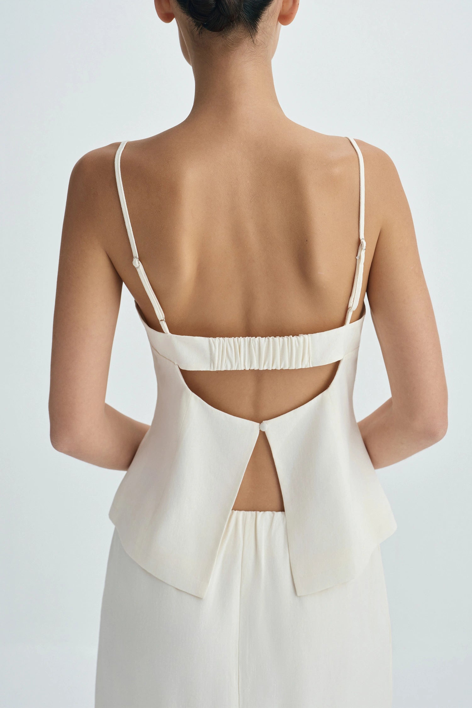 Rue Sophie Cream Coria Open Back Cami