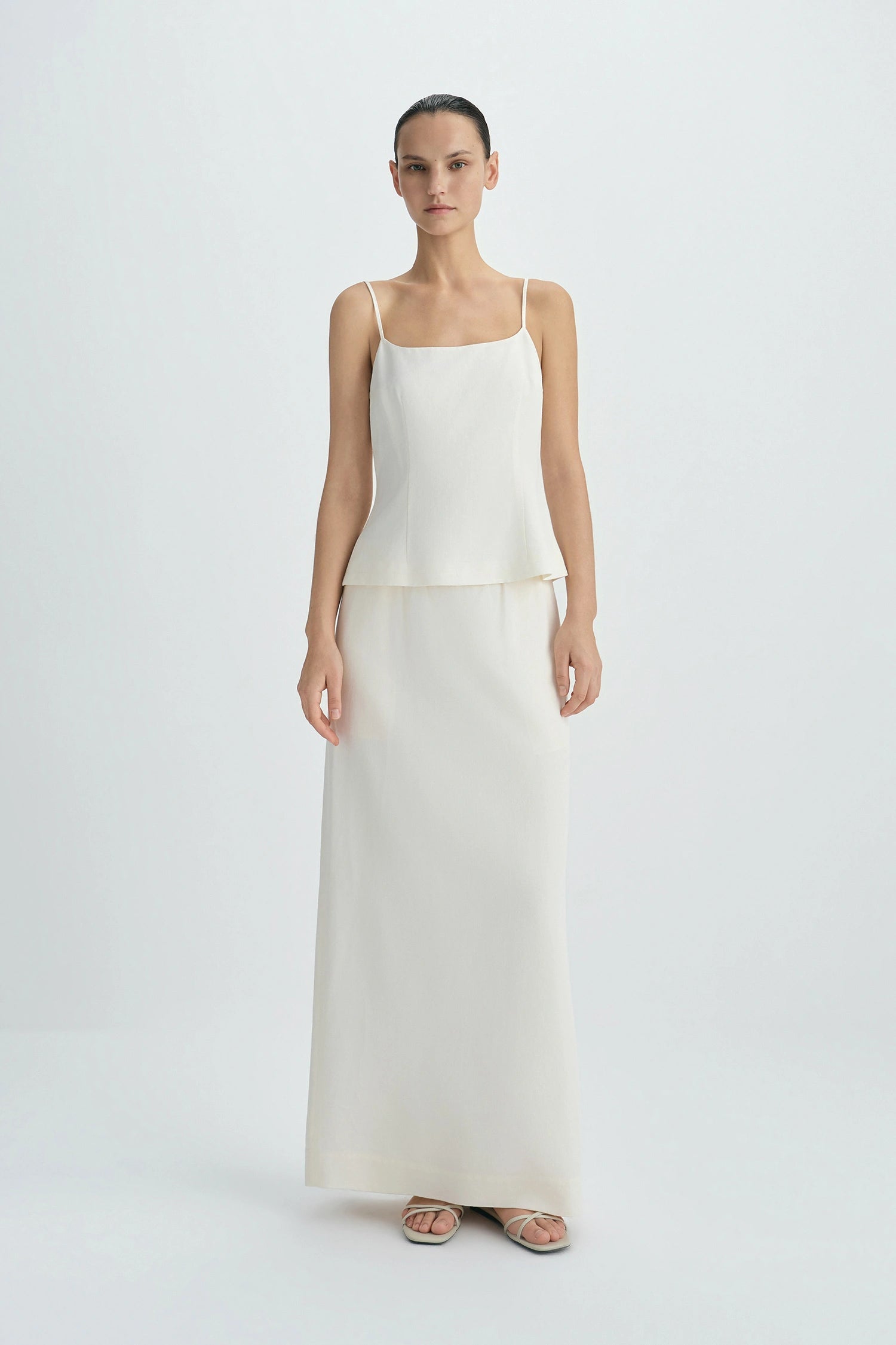 Rue Sophie Cream Coria Open Back Cami