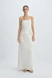 Rue Sophie Cream Coria Open Back Cami