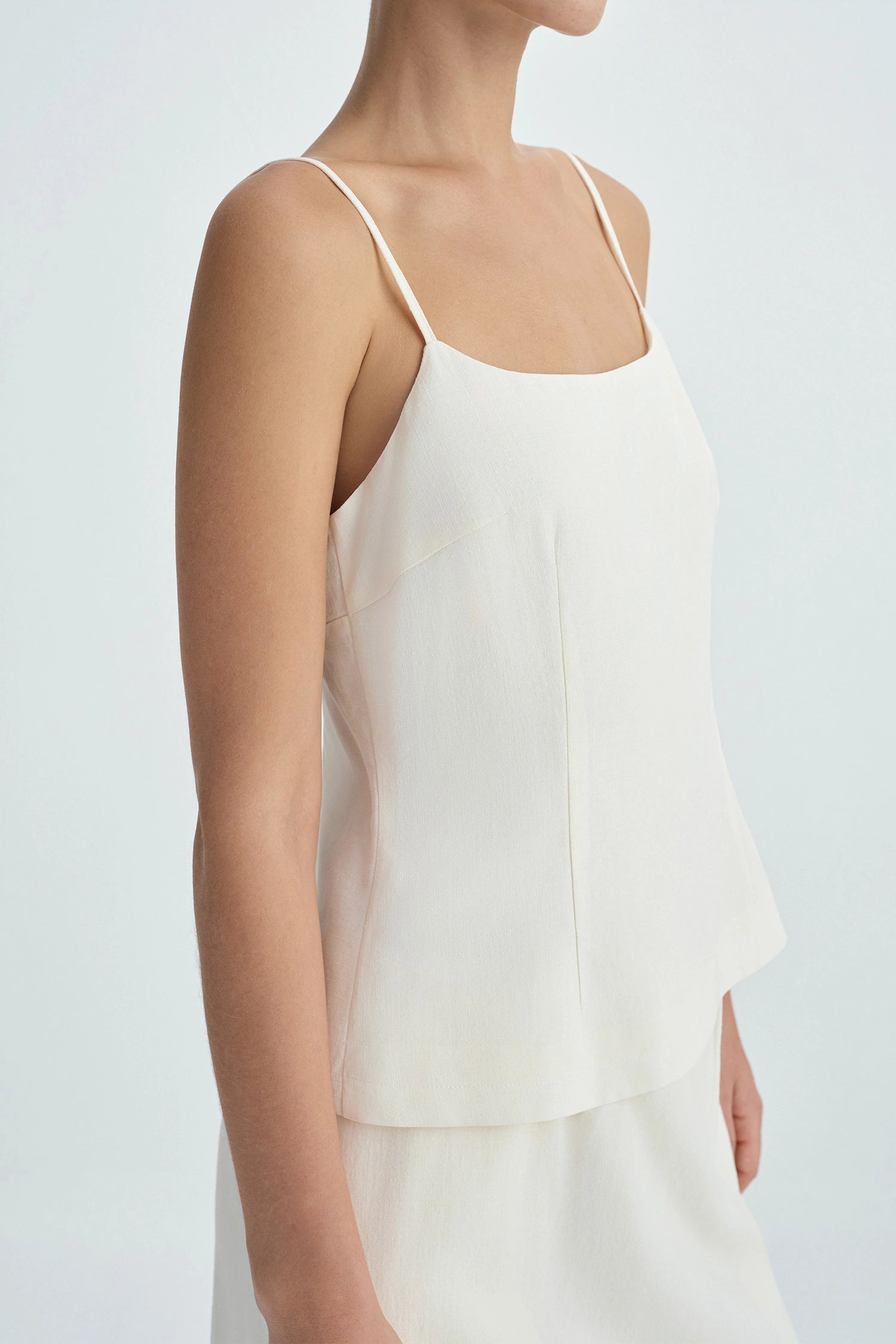Rue Sophie Cream Coria Open Back Cami