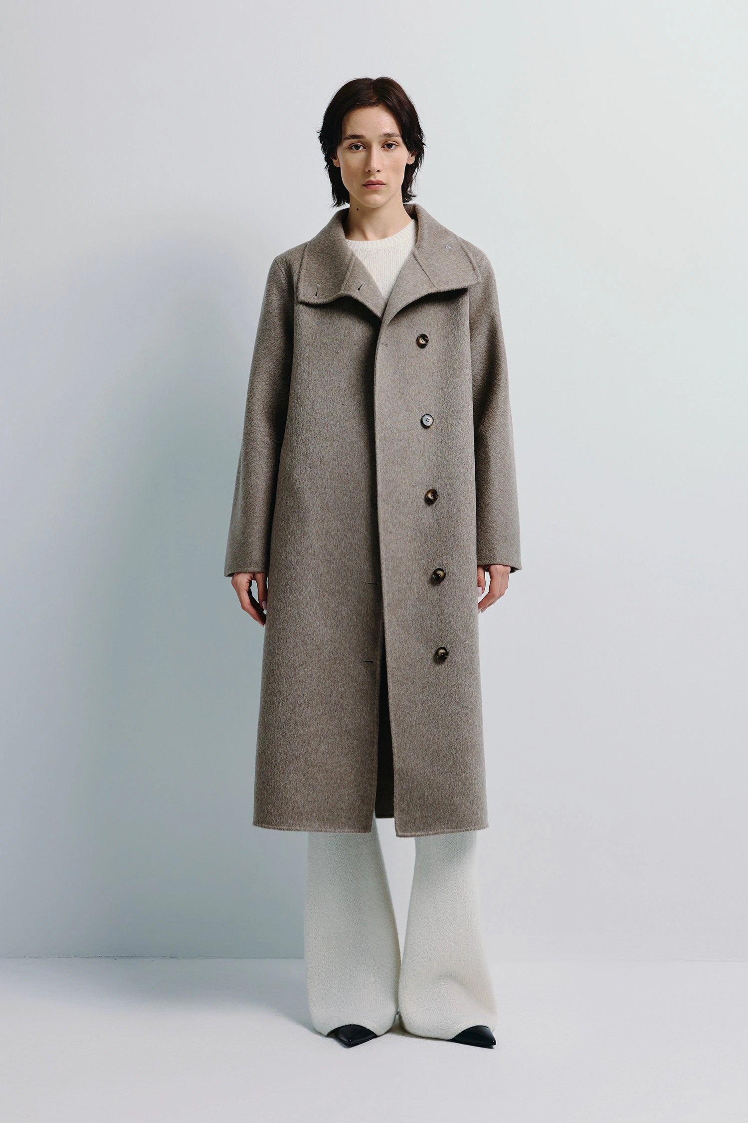 Rue Sophie Eligio Funnel Neck Coat