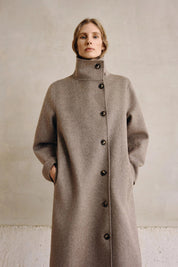 Rue Sophie Eligio Funnel Neck Coat
