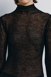 Rue Sophie Sheer Cashmere Kaya Long Sleeve Top