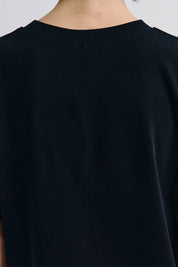 Rue Sophie Owen Black Boxy Tee