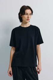 Rue Sophie Owen Black Boxy Tee