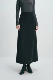 Rue Sophie Emi Wool Blend Maxi Skirt