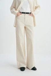 Rue Sophie Cream Roy Cord Pant