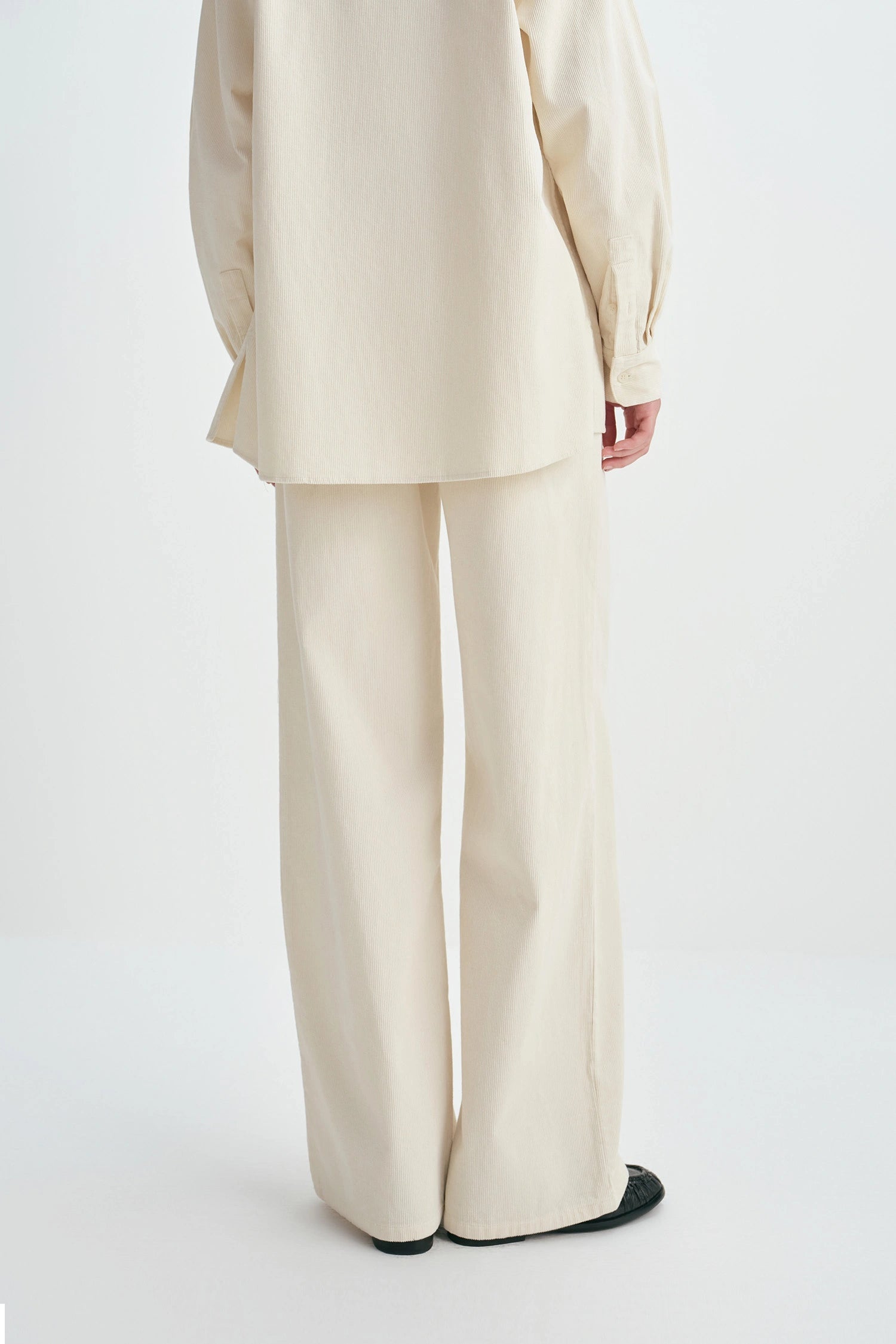 Rue Sophie Cream Roy Cord Pant