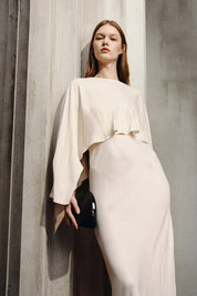 Rue Sophie Jewell Caped Top Dress