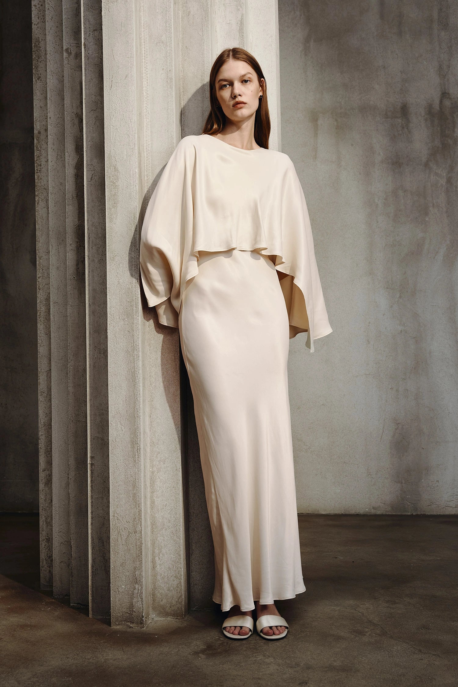 Rue Sophie Jewell Caped Top Dress