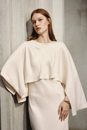 Rue Sophie Jewell Caped Top Dress