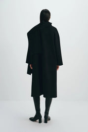 Rue Sophie Kole Wool-Cashmere Scarf Coat