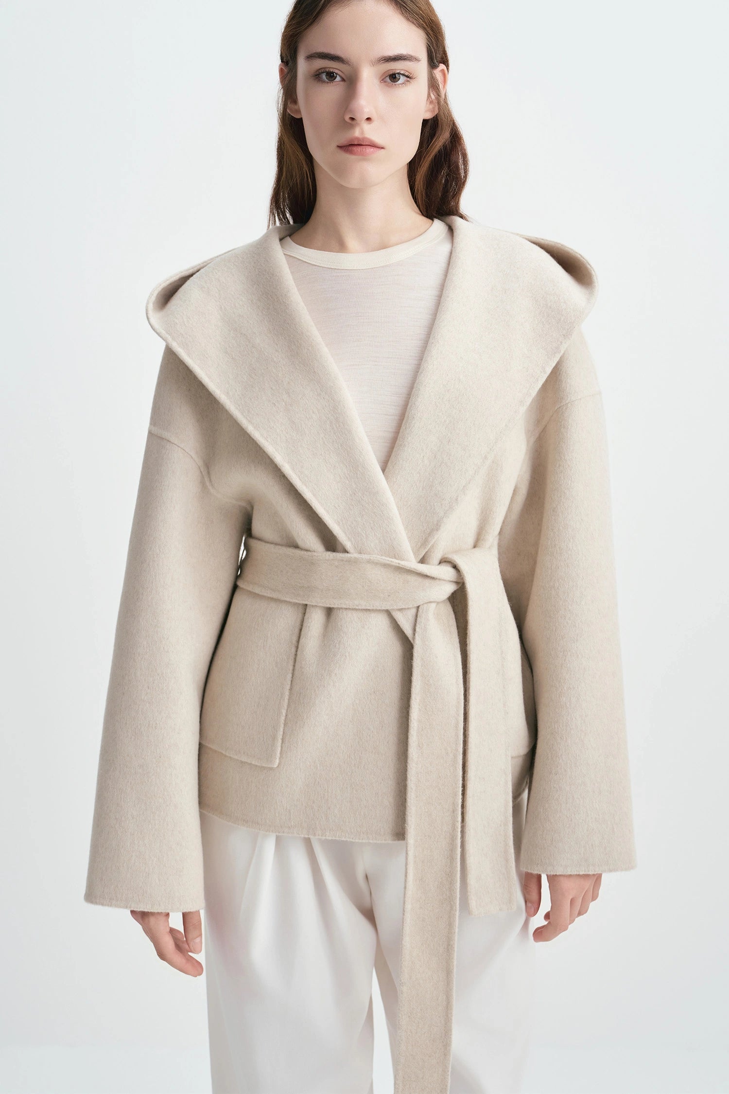 Rue Sophie Lyndi Wool Hoody Coat