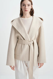 Rue Sophie Lyndi Wool Hoody Coat