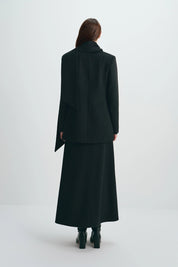 Rue Sophie Emi Wool Short Scarf Coat