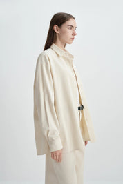 Rue Sophie Cream Roy Cord Shirt