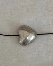 Nuri Studios Silver Heart Necklace